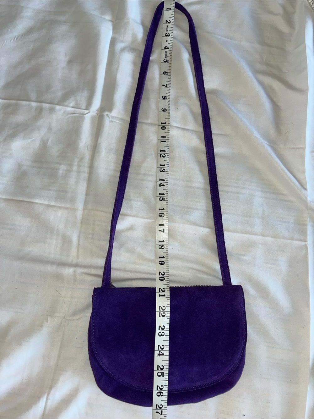 Urban Outfitters Purple Suede Crossbody - Picture 8 of 8
